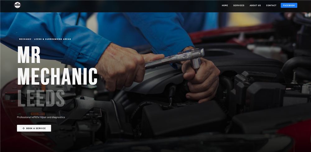 Mr Mechanic Leeds website homepage